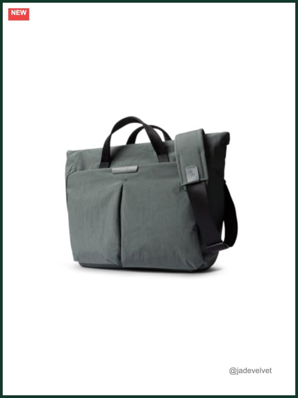 Bellroy Tokyo Messenger Bag 14" Laptop Briefcase Padded Shoulder Strap Recycled